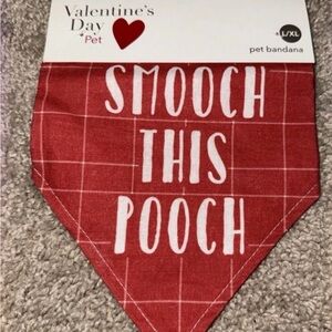Valentine’s Day Smooch this Pooch Dog Bandana L/XL